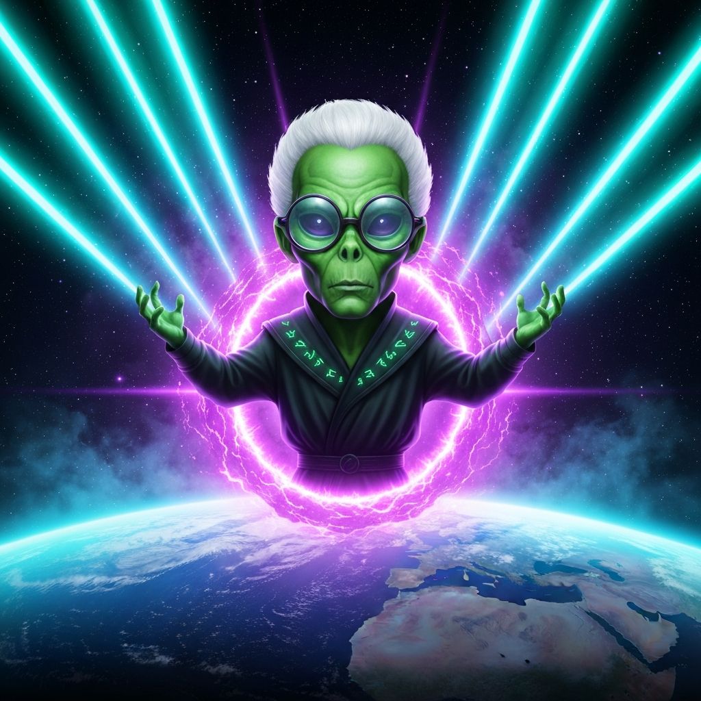 Balein Senders emerging from a cosmic rift above Earth